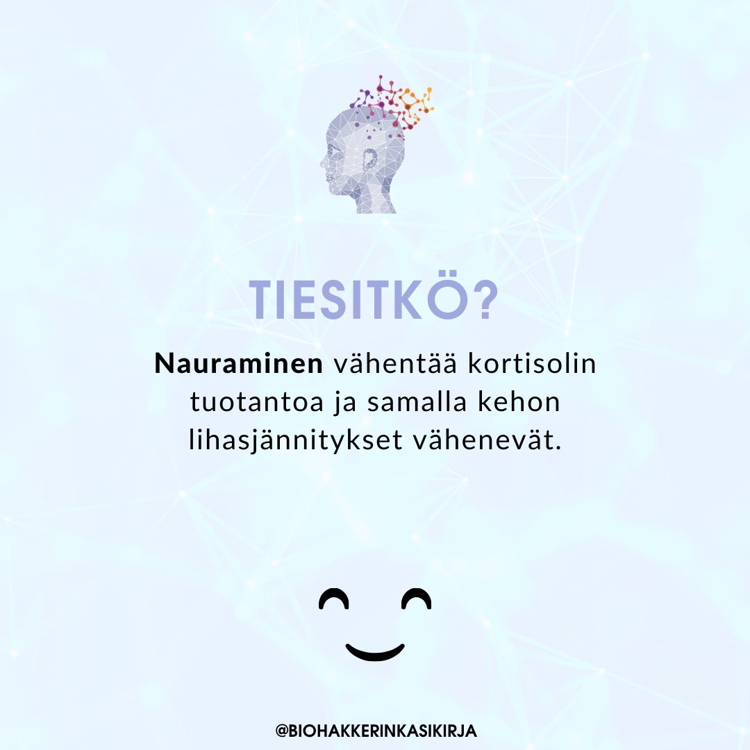 Nauramisen, itkemisen ja halaamisen terveysvaikutukset