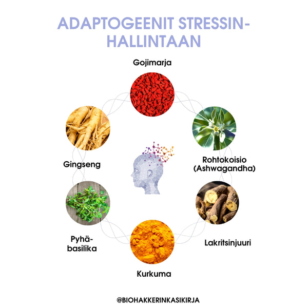 Adaptogeenit stressinhallinnassa