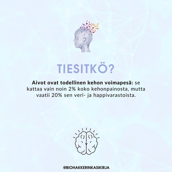Aivotkin käyttävät ja tarvitsevat aminohappoja