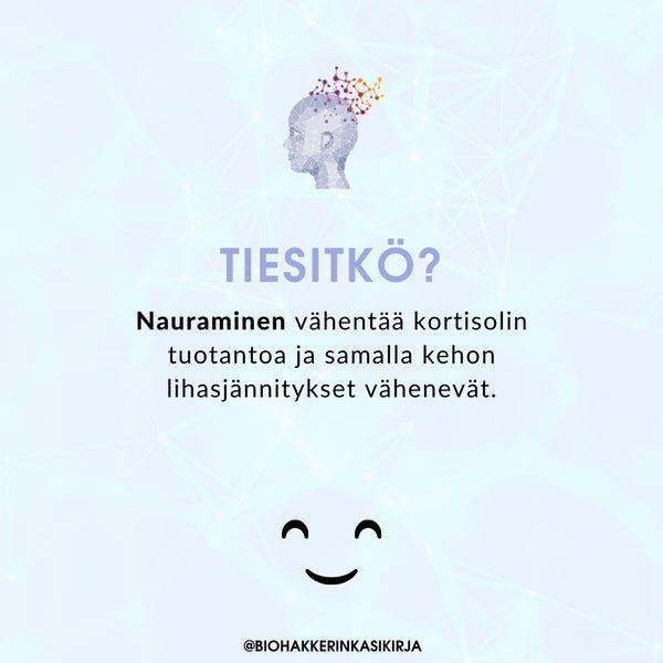 Nauramisen, itkemisen ja halaamisen terveysvaikutukset