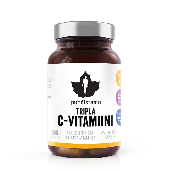 Puhdistamo Tripla C-vitamiini (60 kapselia)