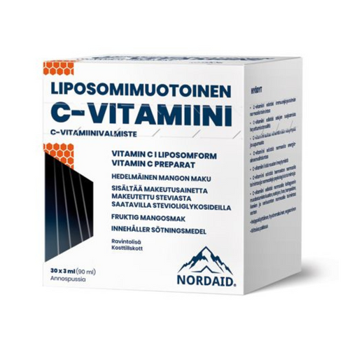 Nordaid Liposomimuotoinen C-vitamiini annospussit (30 x 3ml)