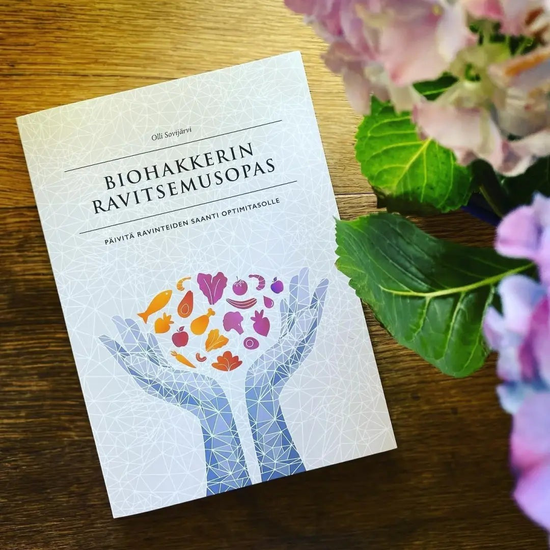 Biohakkerin ravitsemusopas, painettu kirja