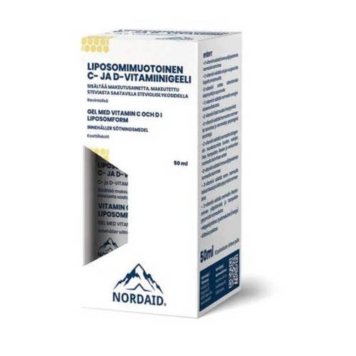 Nordaid Liposomaalinen C+D-vitamiini-geeli (50ml)