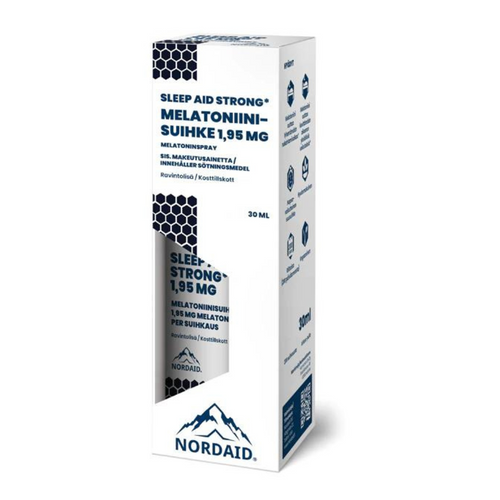 Nordaid Sleep Aid Strong -melatoniinisuihke (30ml)