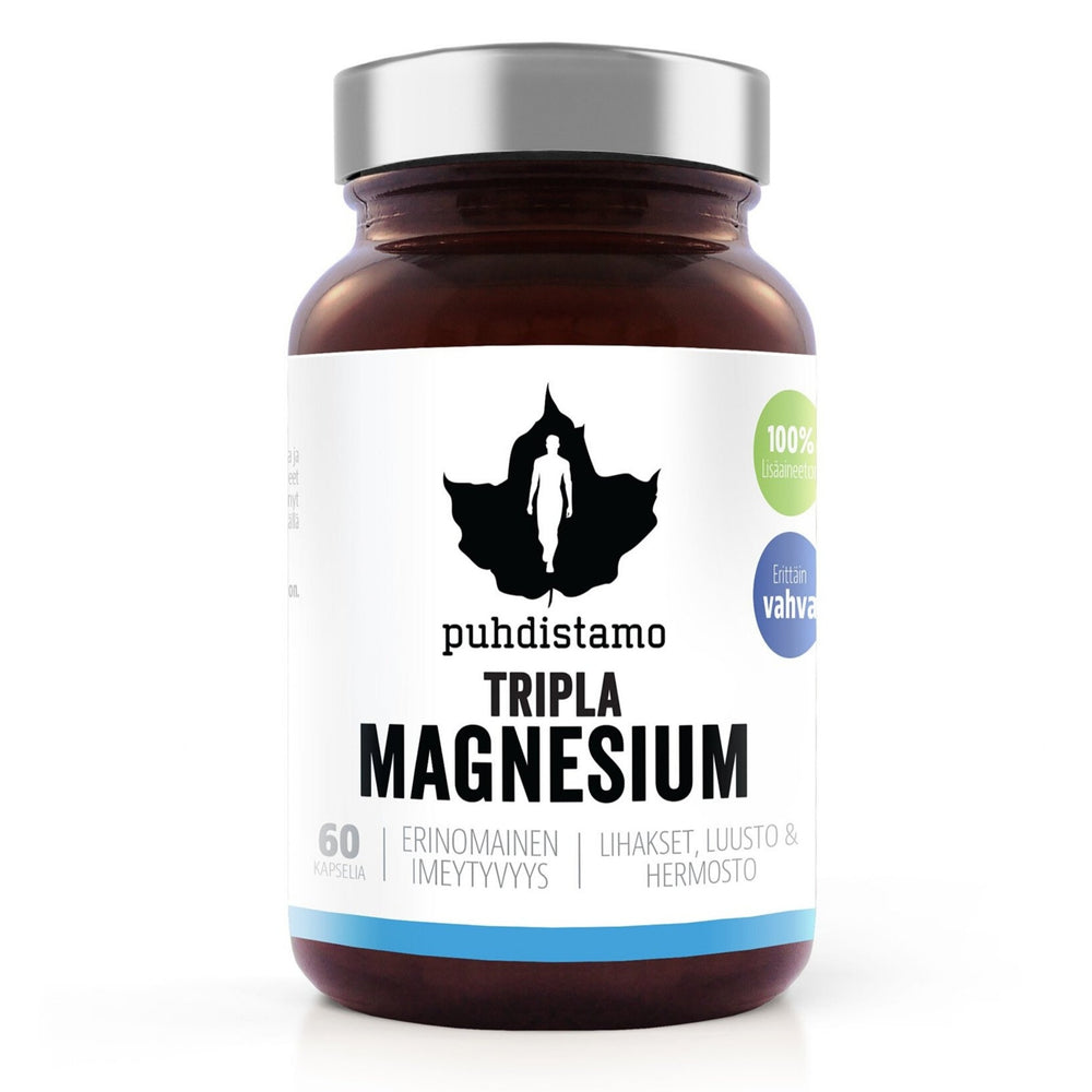 Puhdistamo Tripla Magnesium (60 & 120 kapselia)