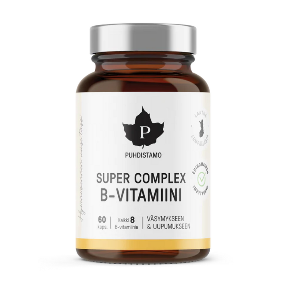 Puhdistamo Super Complex B-vitamiini (60 kapselia)